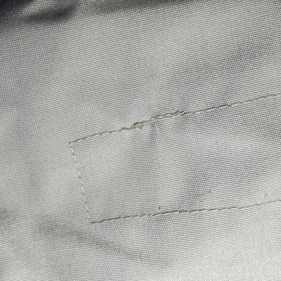 Eddie Bauer Mens Goosedown Coat / Parka Beige Size S Warm Cozy Winter *NO HOOD* - Picture 7 of 11